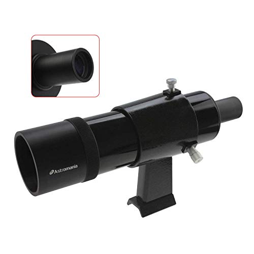 Astromania 9x50 Finder Scope, Black - it Provides Both a Bright Image and Comfortable Viewing