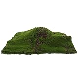 OSALADI Kunstrasen 30X30cm Künstliche Moosmatte aus Robustem Kunststoff Realistische Moosoptik für Selbstgemacht Basteln Garten und Raumdekoration