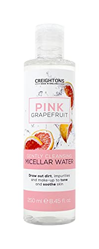 Creightons Pink Grapefruit Sanft reinigendes Mizellenwasser (250 ml) – entfernt Schmutz, Unreinheiten und Make-up, um die Haut zu straffen und zu beruhigen, dermatologisch getestet.