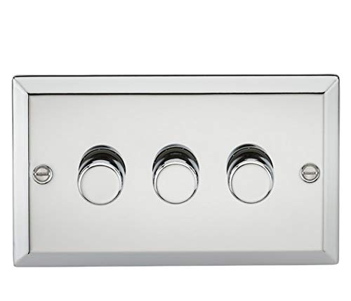 Knightsbridge Dimmer Bevelled Edge, Polished Chrome