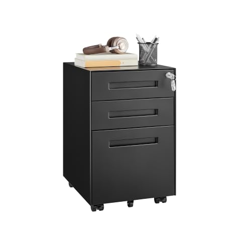 Image of Guizeeopo Fully Assembled Home Office File Cabinet with Lock