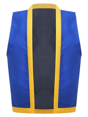 Game Character Vest for Children Halloween Carnival Sleeveless Open Front Dressy Waistcoat - Main Image