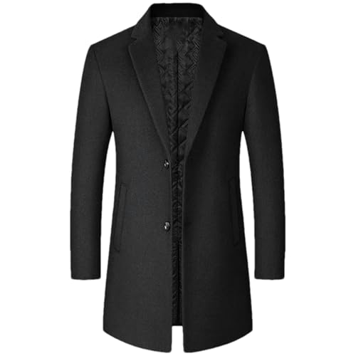Manteau en laine homme parfait pour les affaires et les sorties habillées en hiver