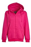 Imporio 11® Sudadera con capucha para mujer de talla grande con cremallera, sudadera con capucha, sudadera con cremallera, chaqueta de forro polar, sudadera con capucha, tallas del 8 al 24 del Reino
