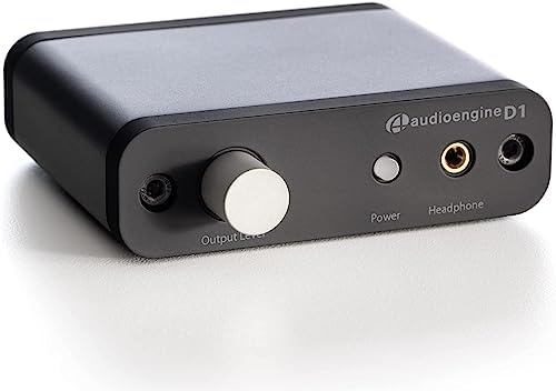 Audioengine D1 Desktop USB DAC and Headphone Amplifier, 32-Bit