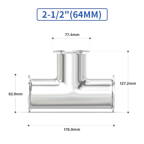Compatible avec Tri Clamp 2,5 pour vos circuits de brassage maison - 3