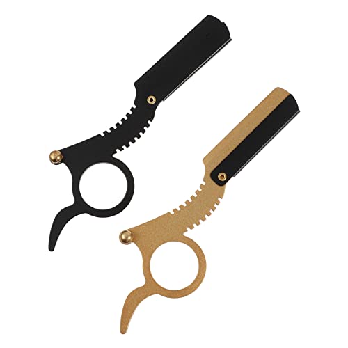 TOVINANNA Men's Manual Razor Set Barber Razor for Beard Smooth Cutting Tool Shaver for Grooming