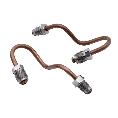 1 Pair Rear Set Brake Pipes 1K0611763E,1K0611764L Compatible with VW Golf 5 & 6 GTI Touran Skoda Seat Audi A3 & TT