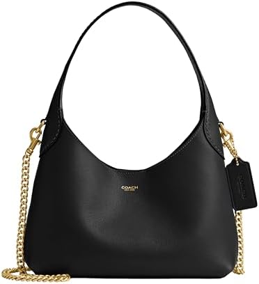 COACH Women's Brooklyn Shoulder Bag 23, B4/Black, One Size