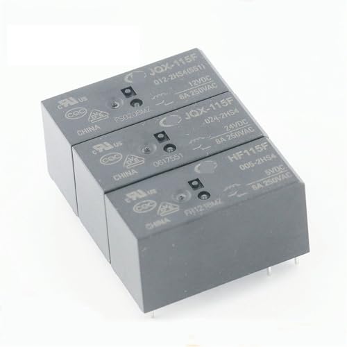 Relé miniatura HF115F-024-2HS4 de 8A para sustitución de componentes 2