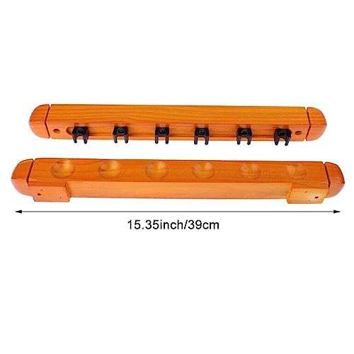 Porte-queue de billard mural pour 6 cannes de snooker compact - 7
