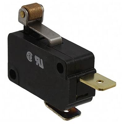 V7-1A38E9-201-2, Snap Action Switch; NC; SPST; Roller Lever; Quick Connect; 5A 125VAC