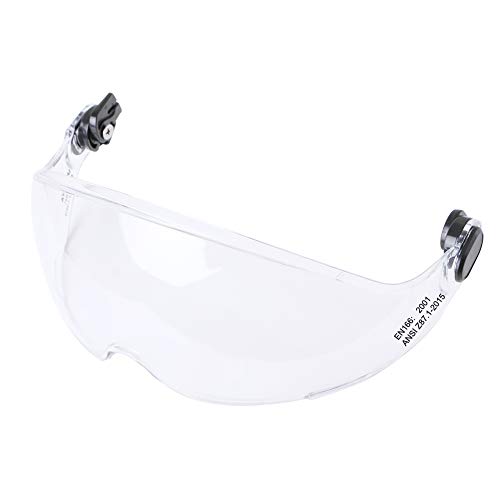 Lohaswork Safety Hard Hat Ansi Z89.1 Approved,Adjustable Safety Helmet With Visor,6-Point Suspension,Construction Forestry Aborist Work (Clear Visor Replacement) #TOP6
