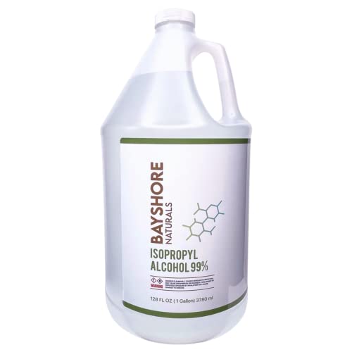 99% Premium Isopropyl Alcohol, Isopropanol, Rubbing Alcohol, Cleaning Solvent, Electronics Cleaner, IPA - 128 oz (Gallon)