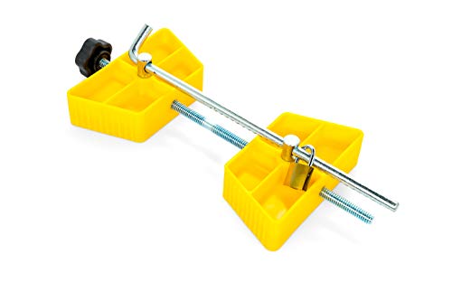 Camco RV Wheel Stop with Padlock- Stabilizes Your Trailer by Securing Tandem Tires to Prevent Movement While Parked- 26