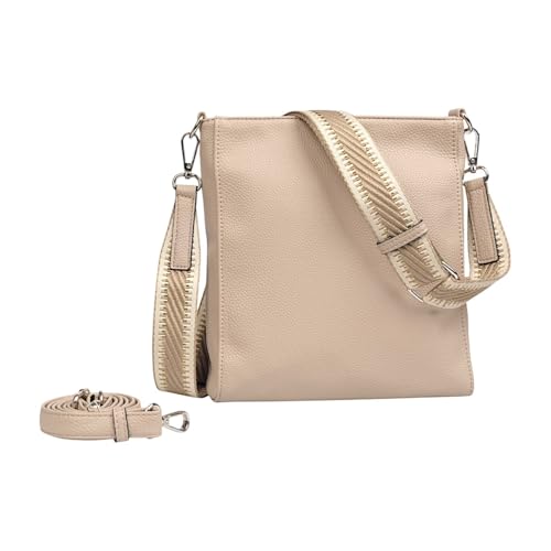 Gabor bags Silena Damen Umhängetasche Crossbody Bag Klein Beige