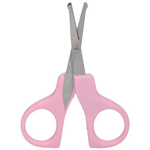The Cheeky Kidzz Stainless Steel Baby-Safe Nail Manicure Cutter Scissors with Rounded Tip (Pink)-image-38