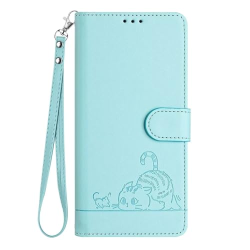 SEAHAI Coque pour Samsung Galaxy A52s 5G / Samsung Galaxy A52 Étui Portefeuille, Mignon Chat...