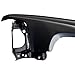 Evan Fischer Front Driver Side Fender Compatible with 1984-1989 Toyota 4Runner, 1984-1988 Pickup, Steel Primed