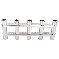 Kayak Fishing Rod Holders NovelBee 4pcs Stainless Steel Fishing Rod Holders - Marine Grade Side Mount For Boats & Kayaks Marine Rod Holders 4 Pack