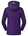 Rdruko Skijacke Damen Warme Winterjacke Gefüttert Verdickt Softshelljacke Wasserdicht Snowboardjacke Atmungsaktiv mit Abtrennbarer Kapuze - Violett, M