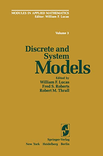 Discrete and System Models: Volume 3: Discrete and System Models (World Crop Series)