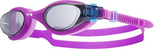 TYR Junior Vesi Googles, Smoke/Purple, One Size