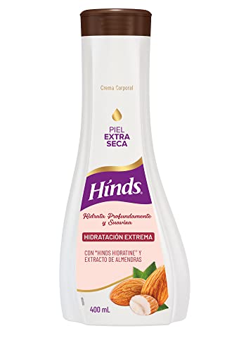 Cremas Y Tratamientos, Drugstore HINDS | Crema Corporal Hidratación Extrema Almendras | Hidrata Profundamente y Suaviza | Enriquecida con HINDS Hidratine y extracto de almendras | Ideal para...