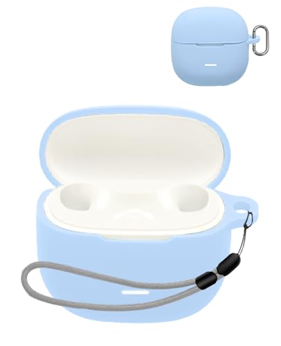 Redmi Buds 8 Active �p �P�[�X �J�o�[�yYANMONGI�z���C�����X �C���[�z�� �ی�J�o�[ �V���R�� �[�`�F�[���t�� ��LED���C�g �ϏՌ� �����h�~ �h�� �h�o �w��h�~ �L�Y�h�~ �[�d�֗� Redmi Buds 8 Active