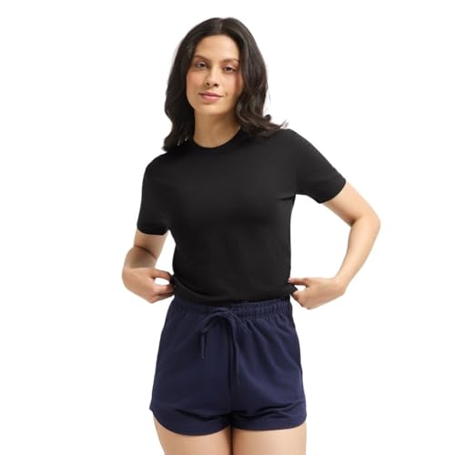 Image of Wellbi Women's Bamboo Crop Top, Soft & Breathable Moisture-Wicking Fabric, Stretchy Eco-Friendly Crop Top for Girls, Lightweight Comfortable Top, Yoga, Gym & Casual Use