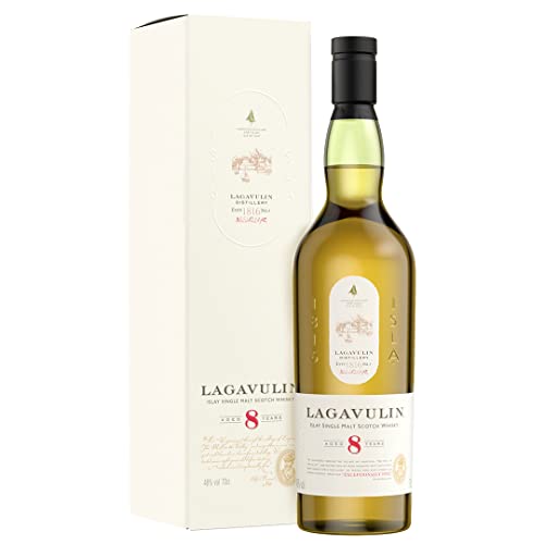 Lagavulin 8 Jahre Single Malt Scotch Whisky - mit Geschenkverpackung, Preisgekrönter, handverlesen...