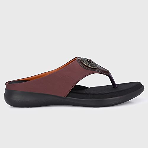 Image of Centrino Women Thong Sandals & Comfortable Ortho Care Sandal For Ladies | Fashion Wear Sandal & Chappal | Soft Cushioned for More comfort (2854)
