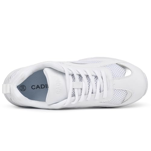 Image of CADIDL Cheer Shoes Women White Cheerleading Dance Shoes