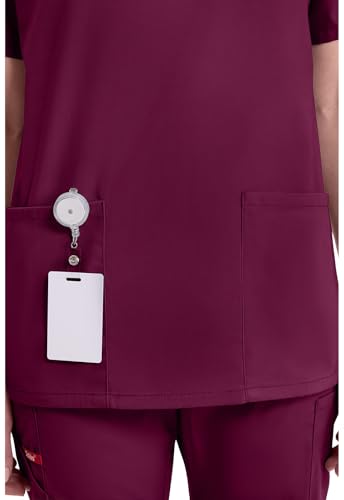Image of Dickies EDS Signature Scrubs Tops for Women V-Neck Modern Classic Fit