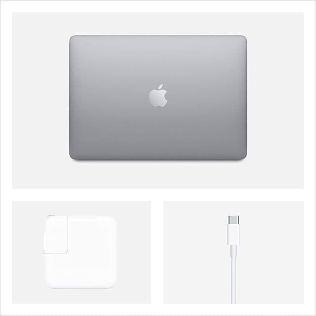 Apple MacBook Air 2020 con Intel Core i7 (13-Pulgadas, 16GB de RAM, 2TB SSD de Almacenamiento) QWERTY Español Gris Espacial (Reacondicionado)
