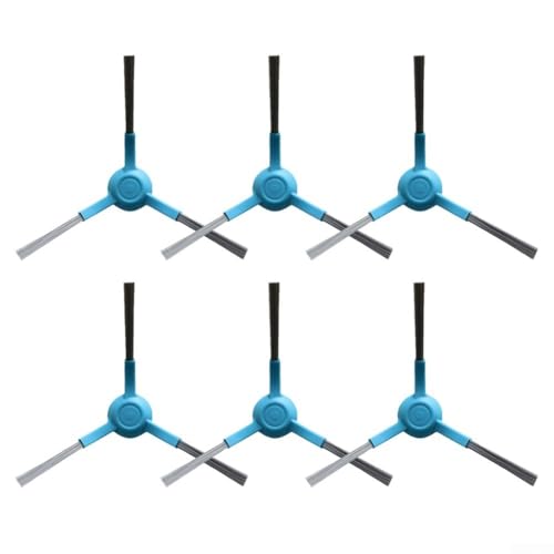 Paquete de 6 cepillos laterales de repuesto para Conga 3290 3490 para Elite 4090 4690 5090 5490 6090 7090, cerdas de nailon ABS robot aspirador para herramientas de limpieza de bordes
