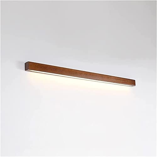 Lámpara lineal de madera LED orientable que elimina sombras en pasillos