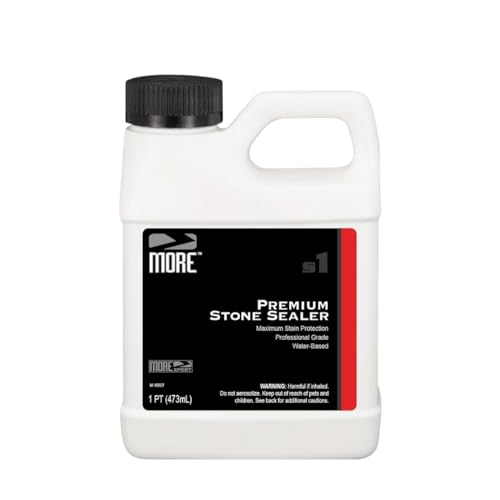 MORE Premium Stone Sealer - Water Based Formula -...