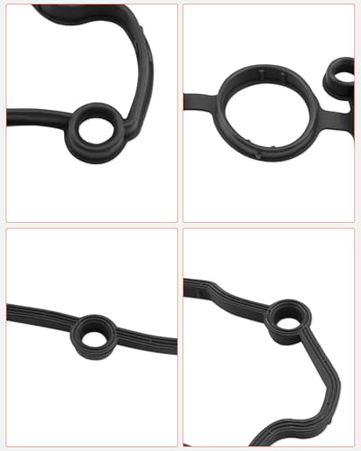 Image of Left&Right Valve Cover Gasket Set Fit for Audi A4 A5 A6 A7 A8 Q5 Q7 S4 S5 SQ5 Models, Fit for Porsche Models, Fit for Voklswangen Models Replace VS50865R VS50541