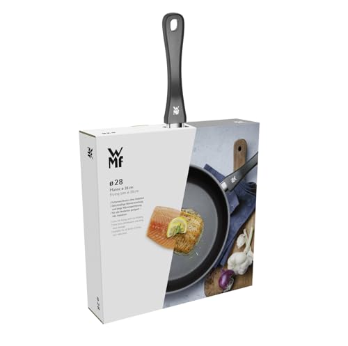 Foto von WMF Devil Bratpfanne beschichtet 28 cm, Edelstahlpfanne Induktion, Antihaftbeschichtung, fettarmes Braten, backofenfest bis 70 Grad, für alle Herdarten geeignet, Kunststoffgriff