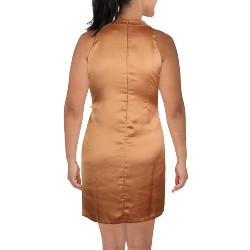 Image of Vince Camuto Women's Sleeveless Halter Tie Neck Shift Mini Dress