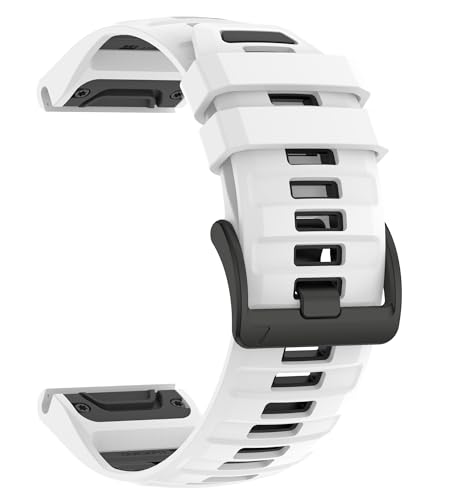 OUTVI Fenix 5/Fenix 6/Fenix 7 �o���h 22mm �V���R�� ? Quickfit 22 �E�H�b�`�o���h Garmin Fenix 8 47mm/Fenix 5 Plus/Fenix 6 Pro/Fenix 7 Pro �T�t�@�C�A