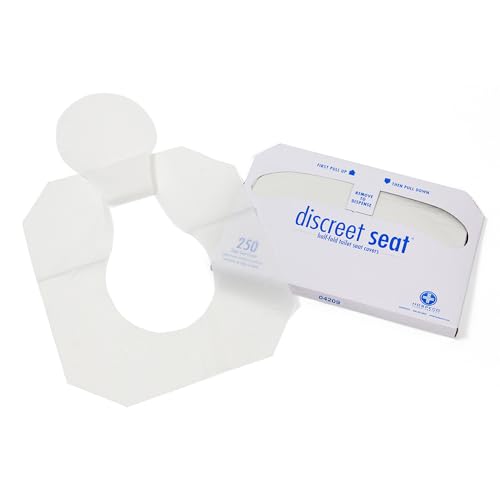 Image of Hospeco Discreet Seat DS-1000 Half-Fold Toilet Seat