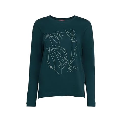 ESPRIT Women's Emerald Green T-Shirt Cover