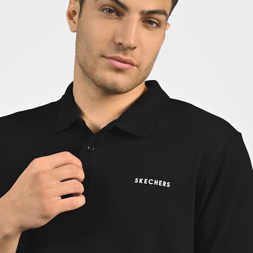 Image of Skechers Men Cotton Regular Fit Core Polo