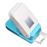 Punzonadora de sellos | Mecanismo de palanca para un rectángulo rizado en el sector de manualidades, perforadora de papel para hacer sellos | Para decoración de papel y scrapbooking