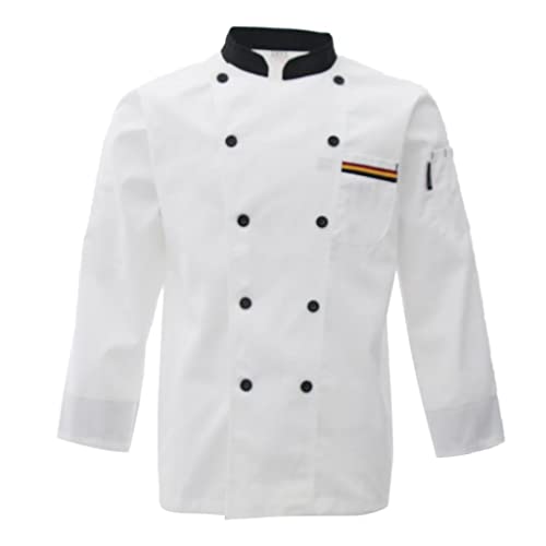 LOOM TREE® Unisex Chef's-Uniform Long Sleeve Double-Breasted...