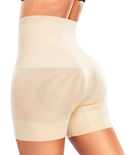 Image of Werena Shapewear for Women Tummy Control Shaping Shorts High Waist Body Shaper Panties Underwear Slip Shorts Under Dresses
