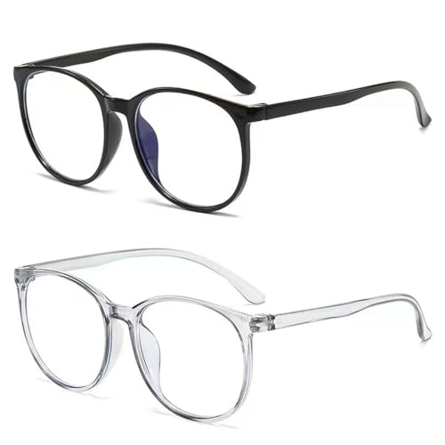 XPEX 2 Pièces Lunette Anti Lumière Bleue Pour Homme Et Femme,Blocage Lumière Bleue,Réduit Fatigue Des Yeux