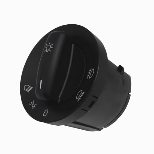 Botón de interruptor de faro idóneo al renovar el interior desgastado de un VW EOS